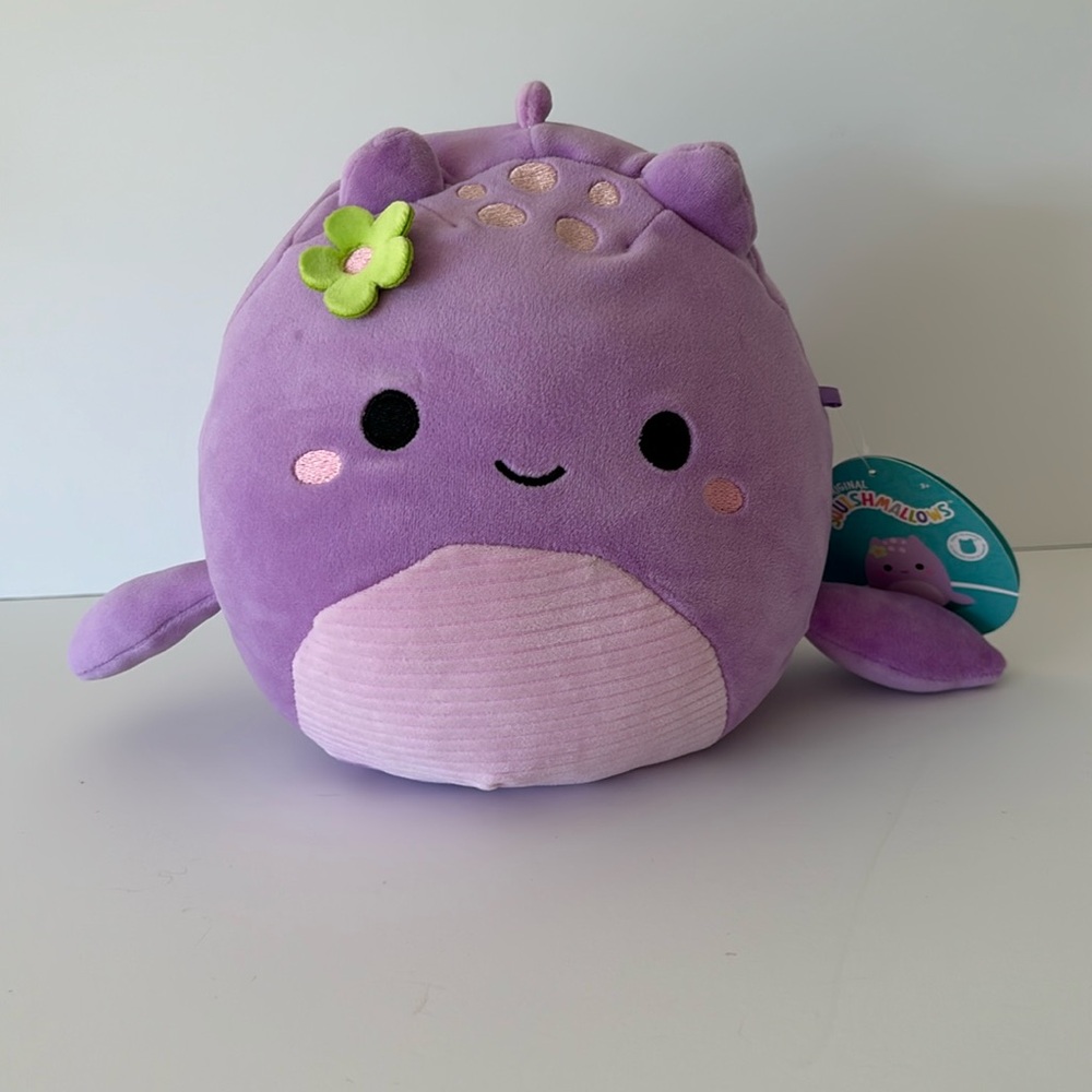 Squishmallow Shon the Loch Ness monster.